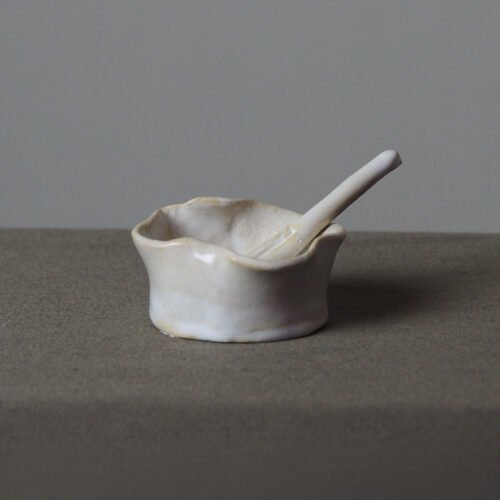 bakje met lepel-1 Bakje met lepel